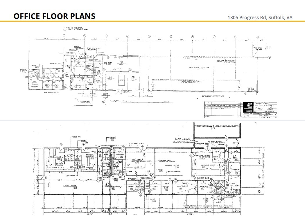 1305 Progress Rd, Suffolk, VA à louer Plan d’étage– Image 1 sur 1