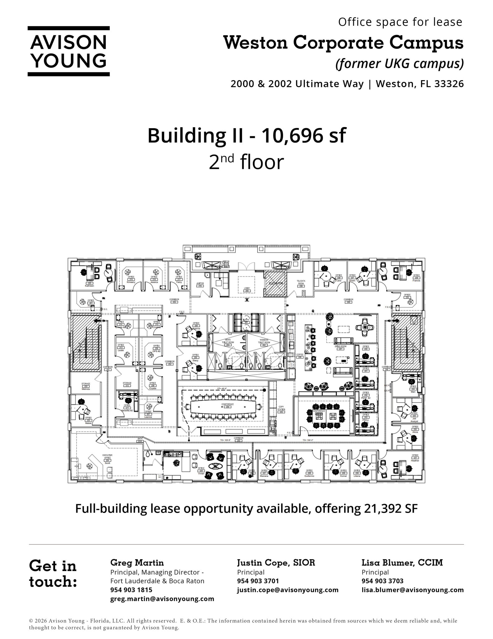 2000 Ultimate Way, Weston, FL à louer Plan d’étage– Image 1 sur 1