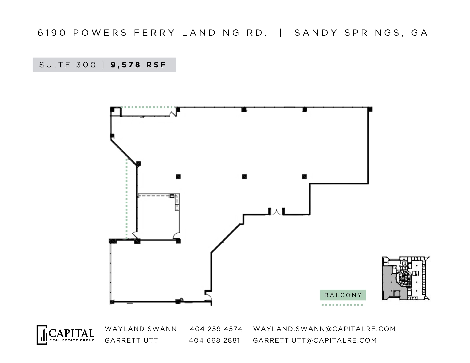6190 Powers Ferry Landing Rd, Atlanta, GA à louer Plan d’étage– Image 1 sur 1