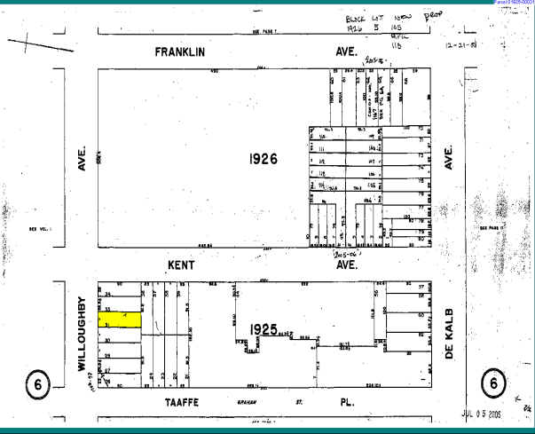 292 Willoughby Ave, Brooklyn, NY à louer - Plan cadastral – Image 2 sur 5