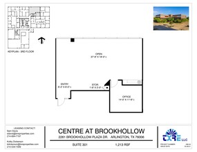 2261 Brookhollow Plaza Dr, Arlington, TX à louer Plan de site– Image 1 sur 3