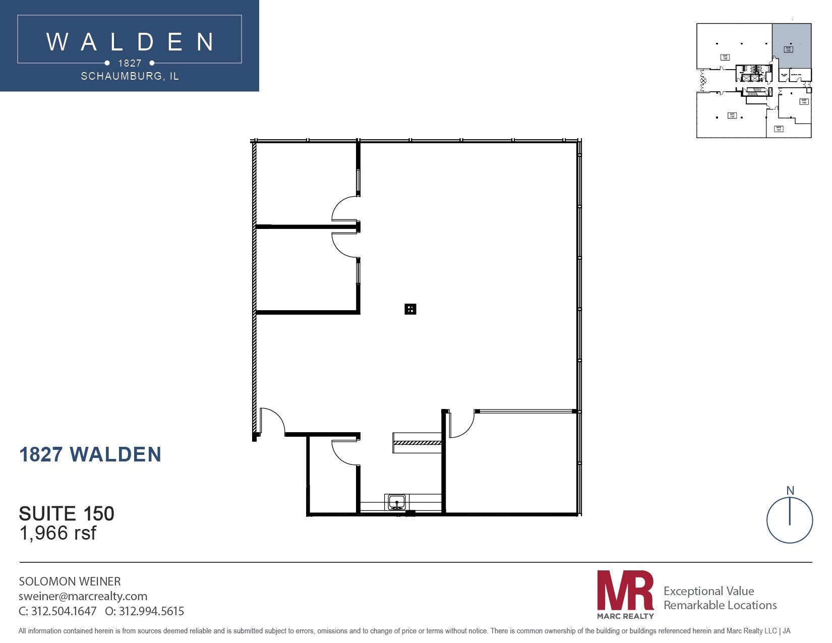 1827 Walden Office Sq, Schaumburg, IL à louer Plan d’étage– Image 1 sur 1