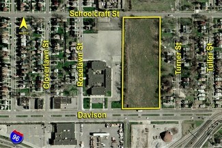 Plus de détails pour 7742 Davison W, Detroit, MI - Terrain à vendre