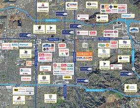 1010 E Arrow Hwy, Covina, CA - Vue aérienne vue de carte - Image1