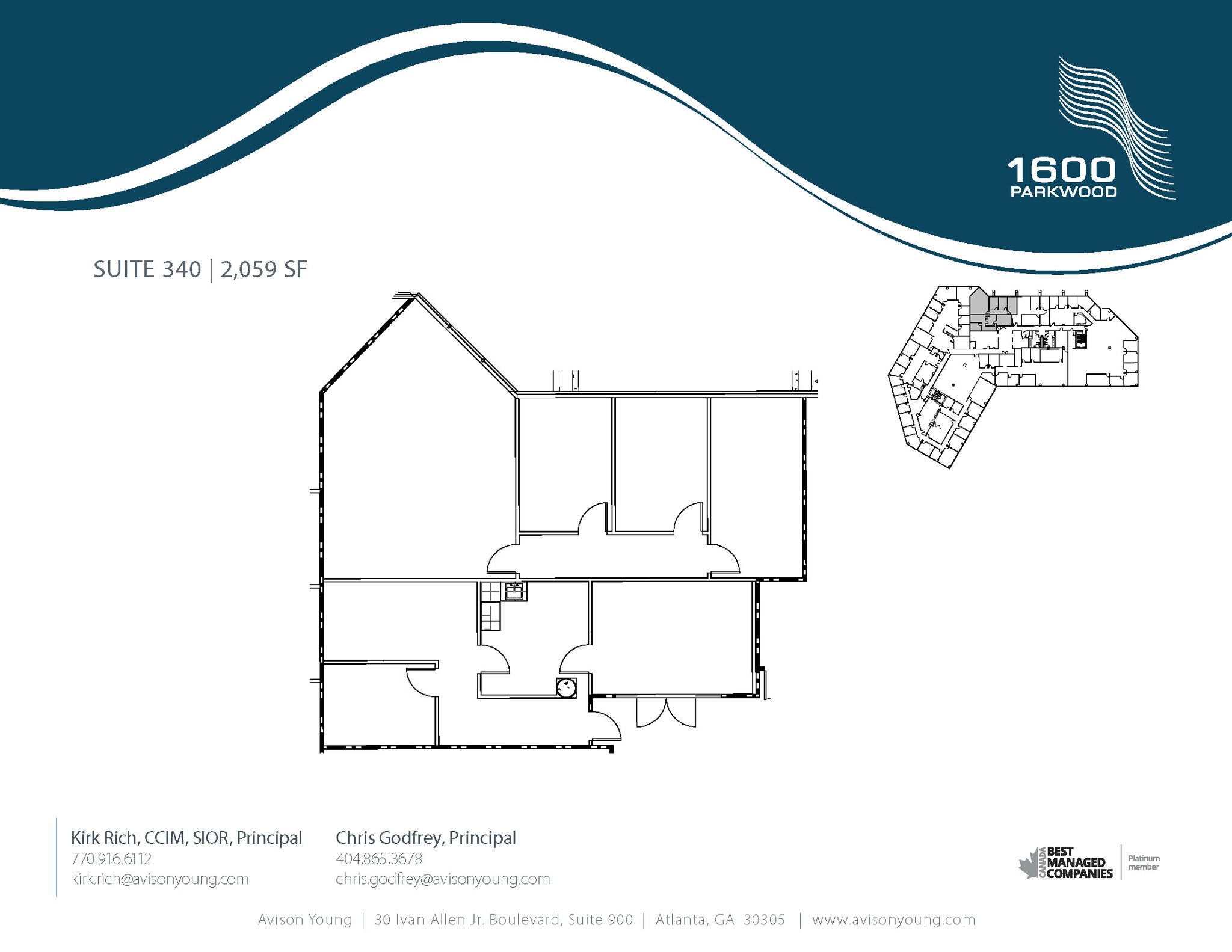 1600 Parkwood Cir SE, Atlanta, GA à louer Plan d’étage– Image 1 sur 1