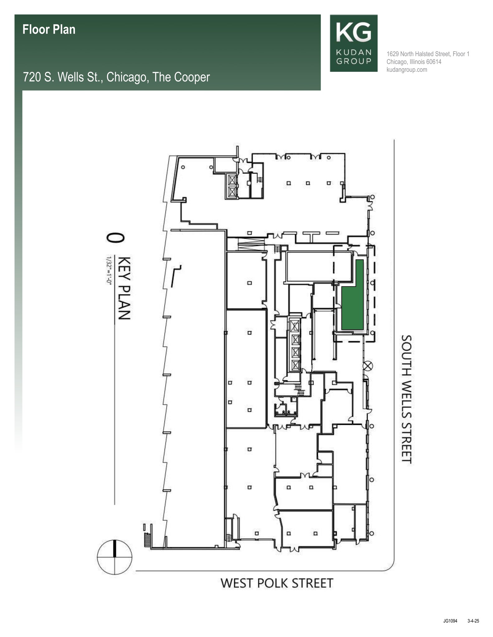 720 S Wells St, Chicago, IL à louer Plan de site– Image 1 sur 7