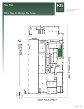 720 S Wells St, Chicago, IL à louer Plan de site– Image 1 sur 7