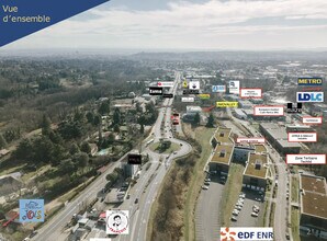 334 Chemin De Champivost, Limonest, RHO - Vue aérienne  vue de carte