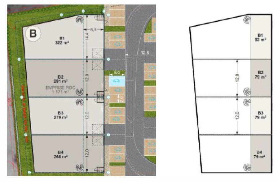Local d'activités dans Moret-Loing-et-Orvanne à vendre - Plan de site – Image 2 sur 2