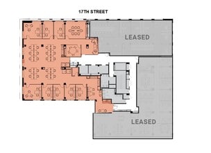1100 17th St NW, Washington, DC à louer Plan d’étage– Image 1 sur 10