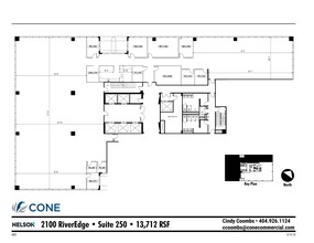 2100 Riveredge Pky NW, Atlanta, GA à louer Plan d’étage– Image 1 sur 1