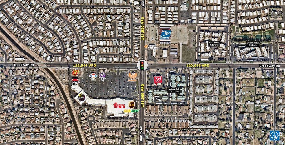 2727 E Broadway Rd, Mesa, AZ à louer - Photo de l’immeuble – Image 2 sur 2