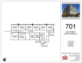 701 Lee St, Des Plaines, IL à louer Plan de site– Image 1 sur 1
