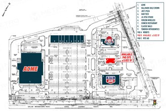 859 Rt-45, Woodstown, NJ à louer Plan de site– Image 2 sur 2