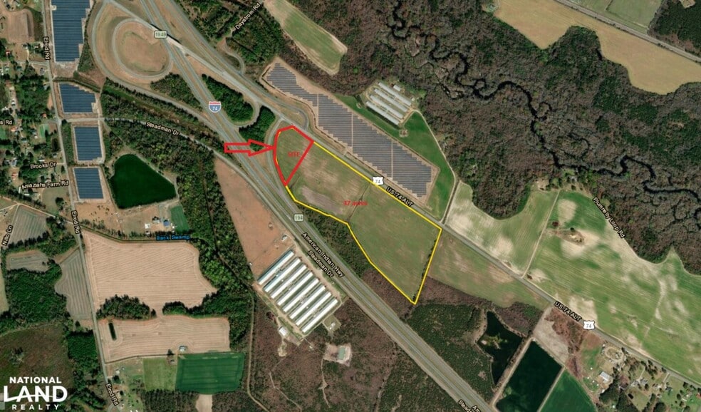 13903 0Hwy 74 w, Maxton, NC à vendre - Aérien – Image 2 sur 8