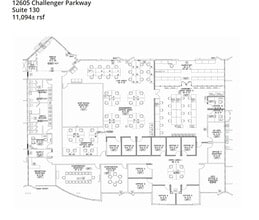 12661 Challenger Pky, Orlando, FL à louer Plan d’étage– Image 1 sur 1