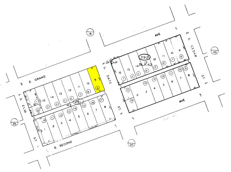 899 E Grand Ave, Escondido, CA à vendre - Plan cadastral – Image 2 sur 53