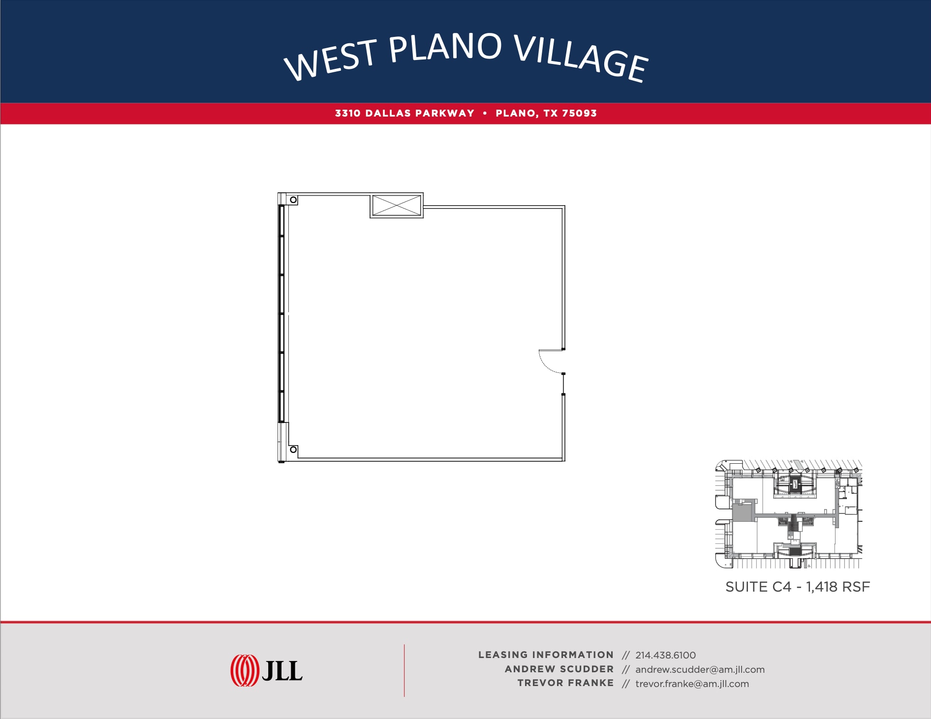 3310 Dallas Pkwy, Plano, TX à louer Plan d’étage– Image 1 sur 1