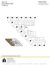 1100 Poydras St, New Orleans, LA à louer Plan de site– Image 1 sur 1