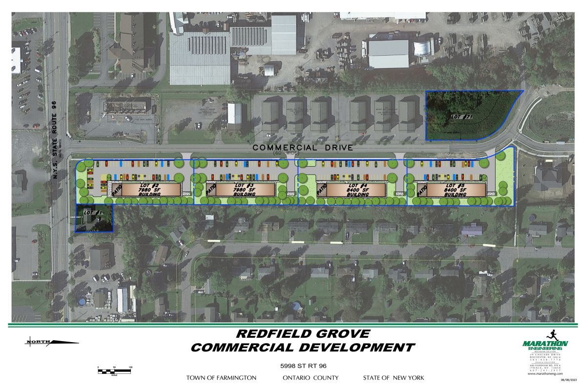 1245 Commercial Dr, Farmington, NY à vendre Plan de site– Image 1 sur 3
