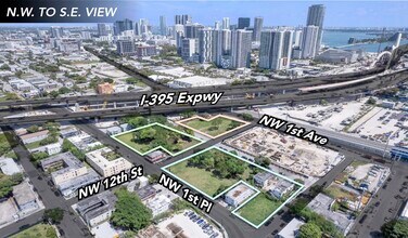 132 NW 12th St, Miami, FL - Vue aérienne vue de carte - Image1