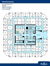 450 N Brand Blvd, Glendale, CA à louer Plan d’étage– Image 1 sur 1