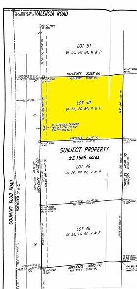 6600 S Country Club, Tucson, AZ à vendre - Plan cadastral – Image 2 sur 2