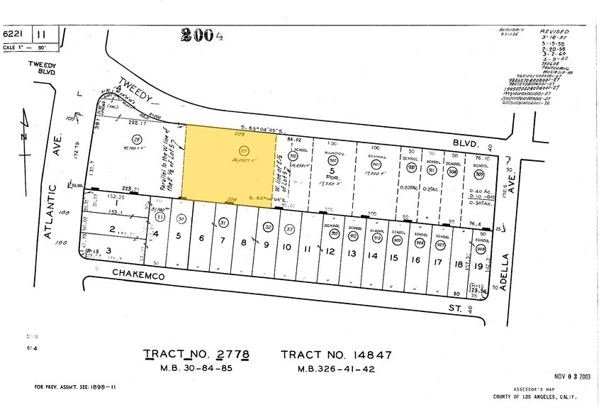 5200 E Tweedy Blvd, South Gate, CA à louer - Plan cadastral – Image 2 sur 4