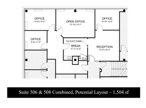 11120 New Hampshire Ave, Silver Spring, MD à louer Plan d’étage– Image 2 sur 2