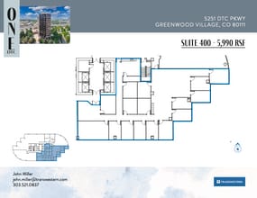 5251 Dtc Pky, Greenwood Village, CO à louer Plan d’étage– Image 2 sur 2