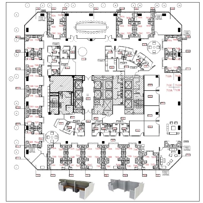 1221 Broadway, Oakland, CA à louer Plan d’étage– Image 1 sur 1