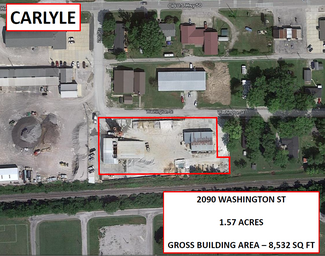 Plus de détails pour 2090 Washington St, Carlyle, IL - Industriel/Logistique à vendre