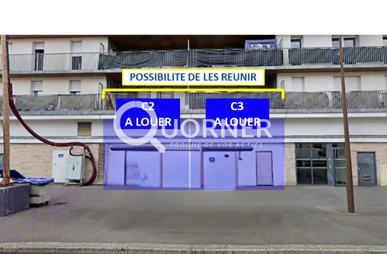 Local commercial dans Mantes-la-Jolie à louer - Photo de l’immeuble – Image 1 sur 7