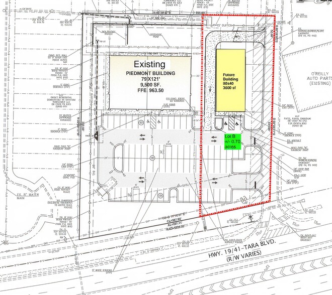 11581 Tara Blvd, Hampton, GA à vendre - Plan de site – Image 2 sur 2