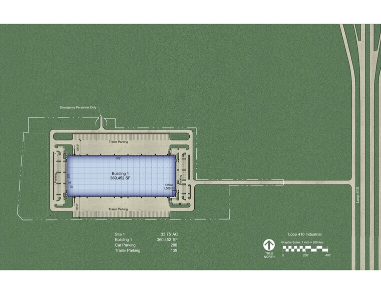 715 SE Loop 410, San Antonio, TX à louer - Plan d’étage – Image 2 sur 2