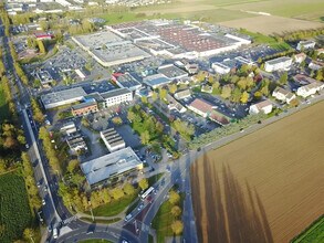Dury, SOM - Vue aérienne vue de carte
