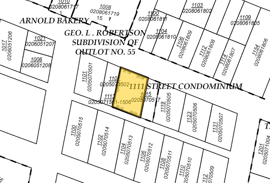 1111 E 11th St, Austin, TX à louer - Plan cadastral – Image 2 sur 18
