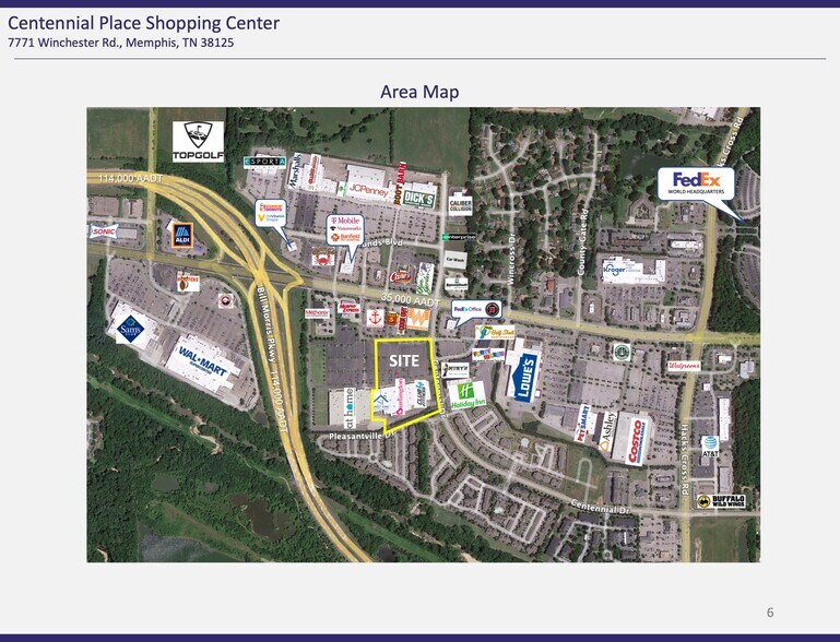 7741-7771 Winchester Rd, Memphis, TN à vendre - Photo de l’immeuble – Image 3 sur 10