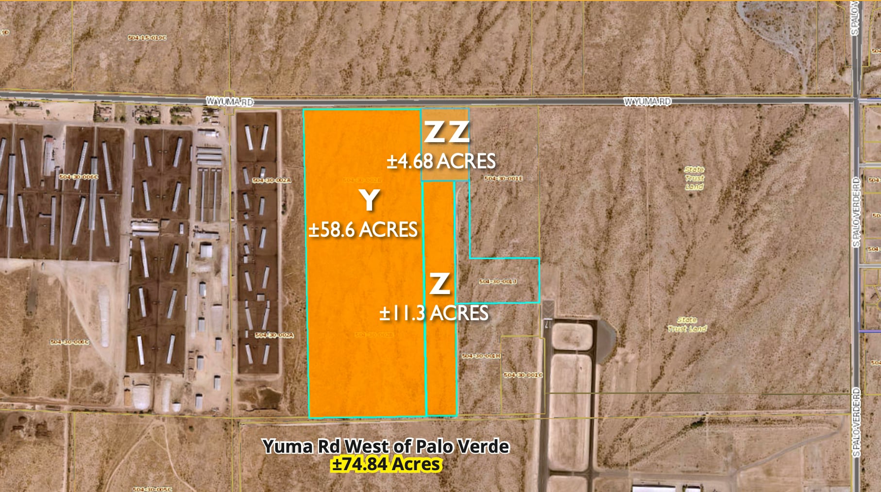 Yuma West of Palo Verde rd, Buckeye, AZ à vendre Photo principale– Image 1 sur 3