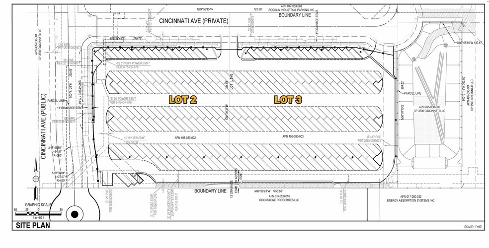 3535-3545 Cincinnati Ave, Lincoln, CA à vendre - Plan de site – Image 2 sur 3