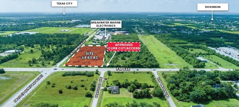 FM 270 & FM 646, League City, TX à vendre - Aérien – Image 2 sur 3