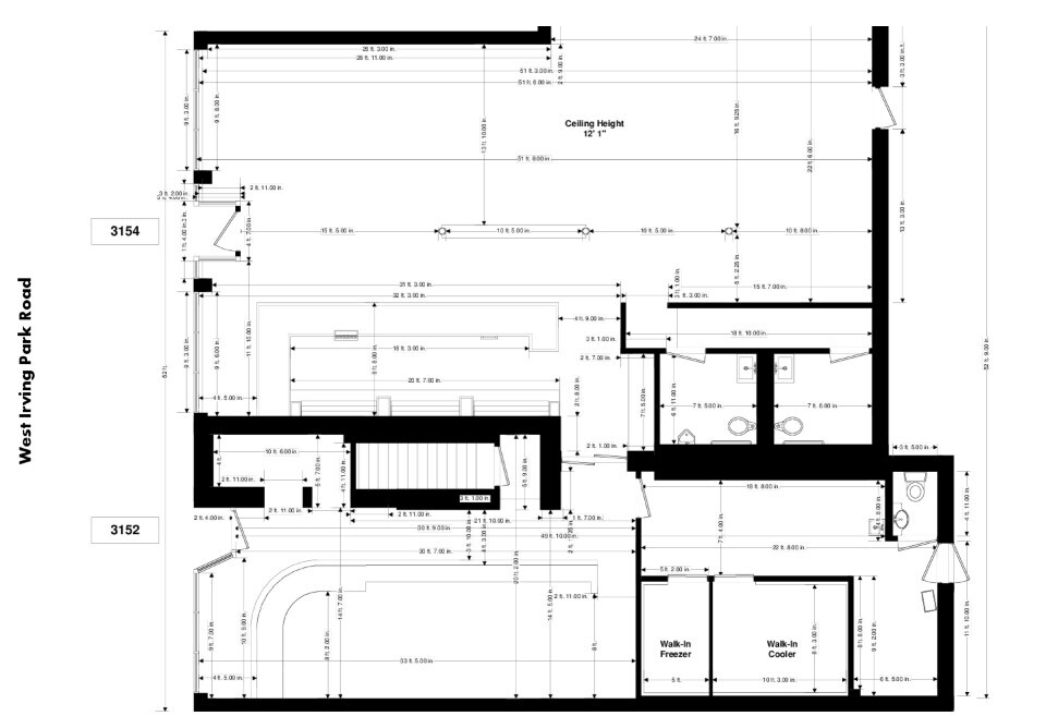 3152 W Irving Park Rd, Chicago, IL à louer Plan d’étage– Image 1 sur 1