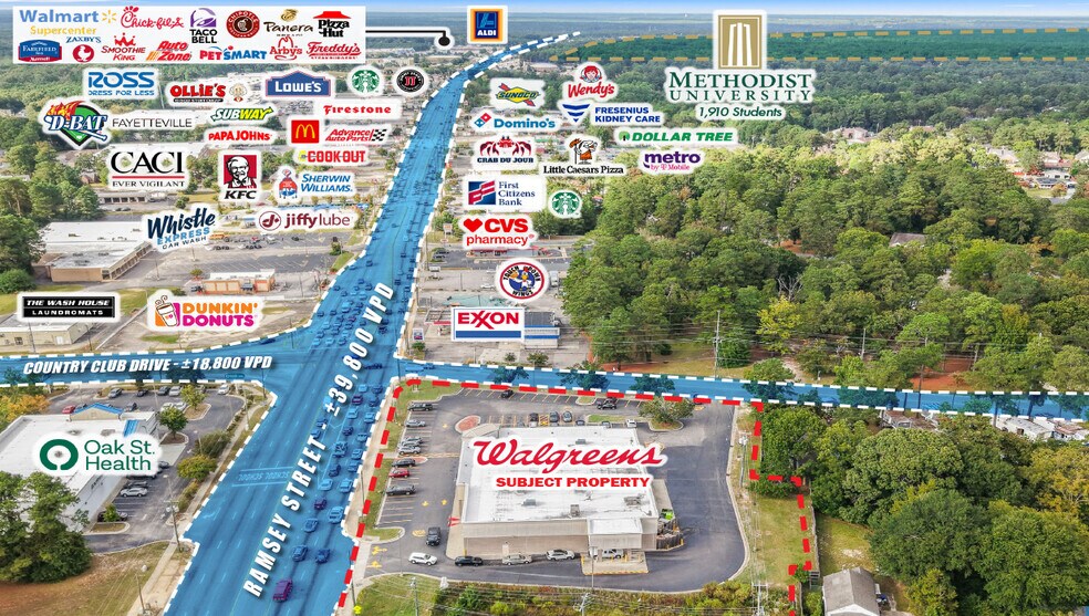 3300 Ramsey St, Fayetteville, NC à vendre - Photo de l’immeuble – Image 2 sur 2