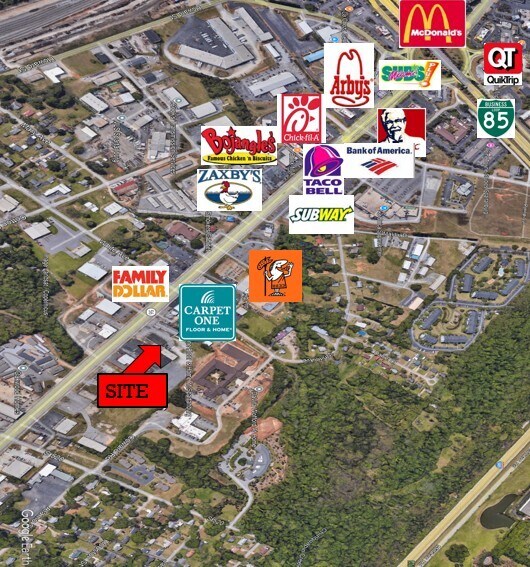 1449-1451 Asheville Hwy, Spartanburg, SC à louer - Photo de l’immeuble – Image 2 sur 3