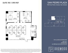 7330 San Pedro Ave, San Antonio, TX à louer Plan d’étage– Image 1 sur 1