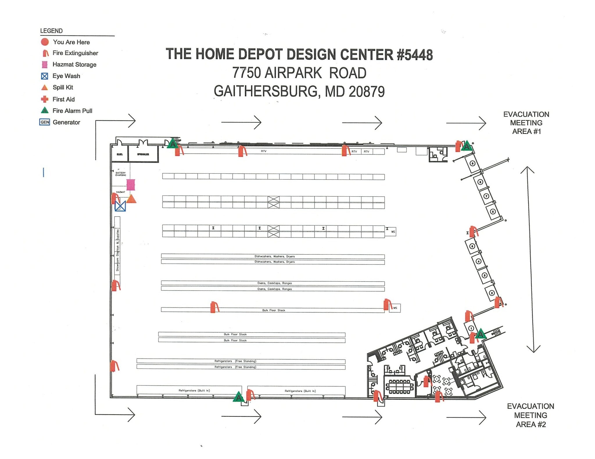 7750 Airpark Rd, Gaithersburg, MD à louer Plan d’étage– Image 1 sur 1