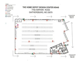 7750 Airpark Rd, Gaithersburg, MD à louer Plan d’étage– Image 1 sur 1