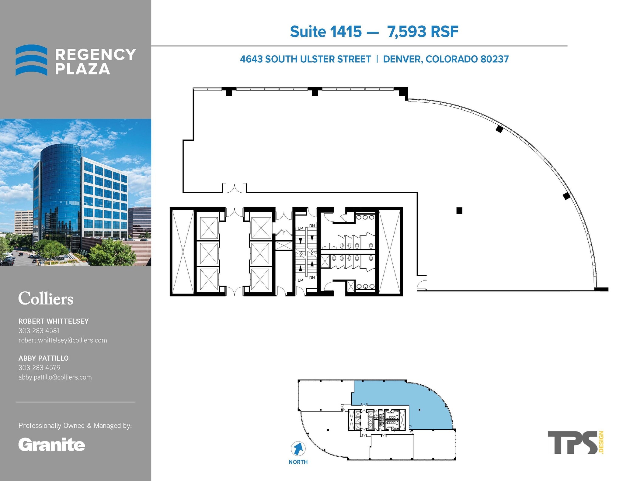 4643 S Ulster St, Denver, CO à louer Plan d’étage– Image 1 sur 1