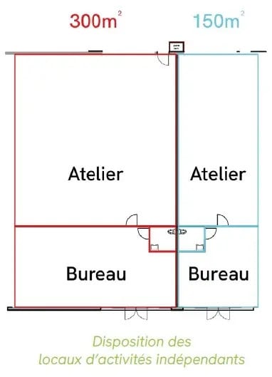 Local d’activités dans Gimont à louer - Plan d’étage – Image 2 sur 2