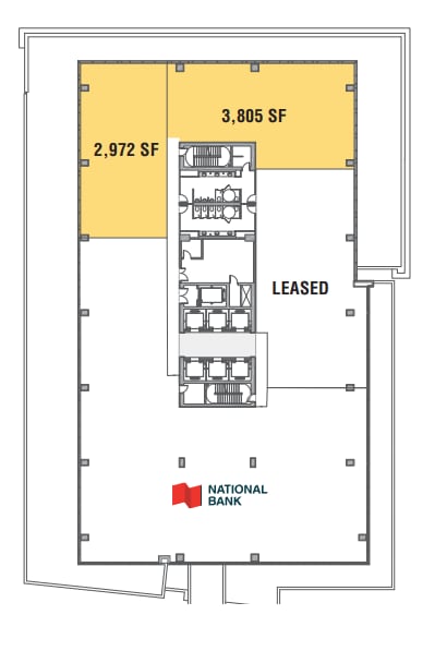 10175 101 St NW, Edmonton, AB à louer Plan d’étage– Image 1 sur 1